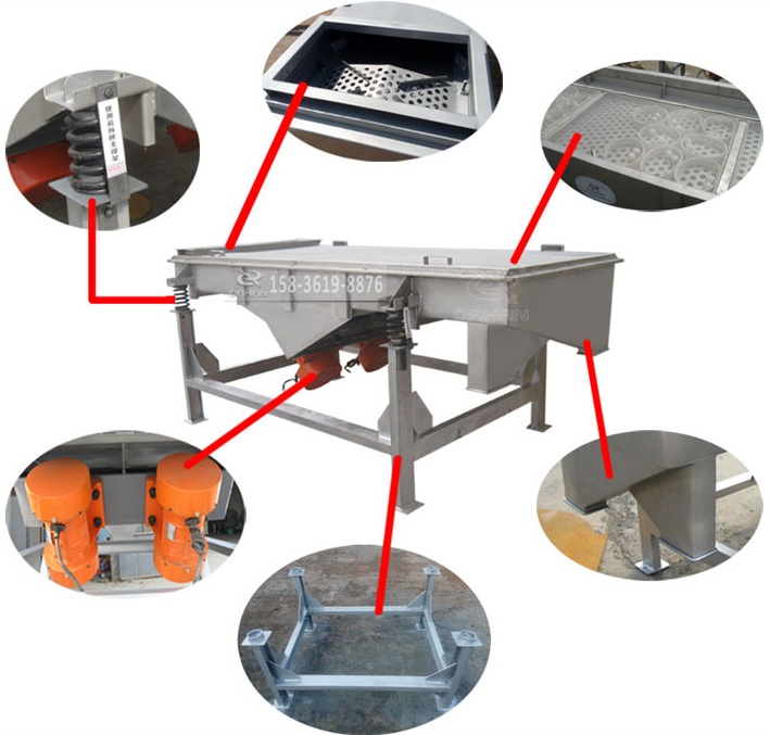DZSF-515直線(xiàn)振動(dòng)篩結(jié)構(gòu)